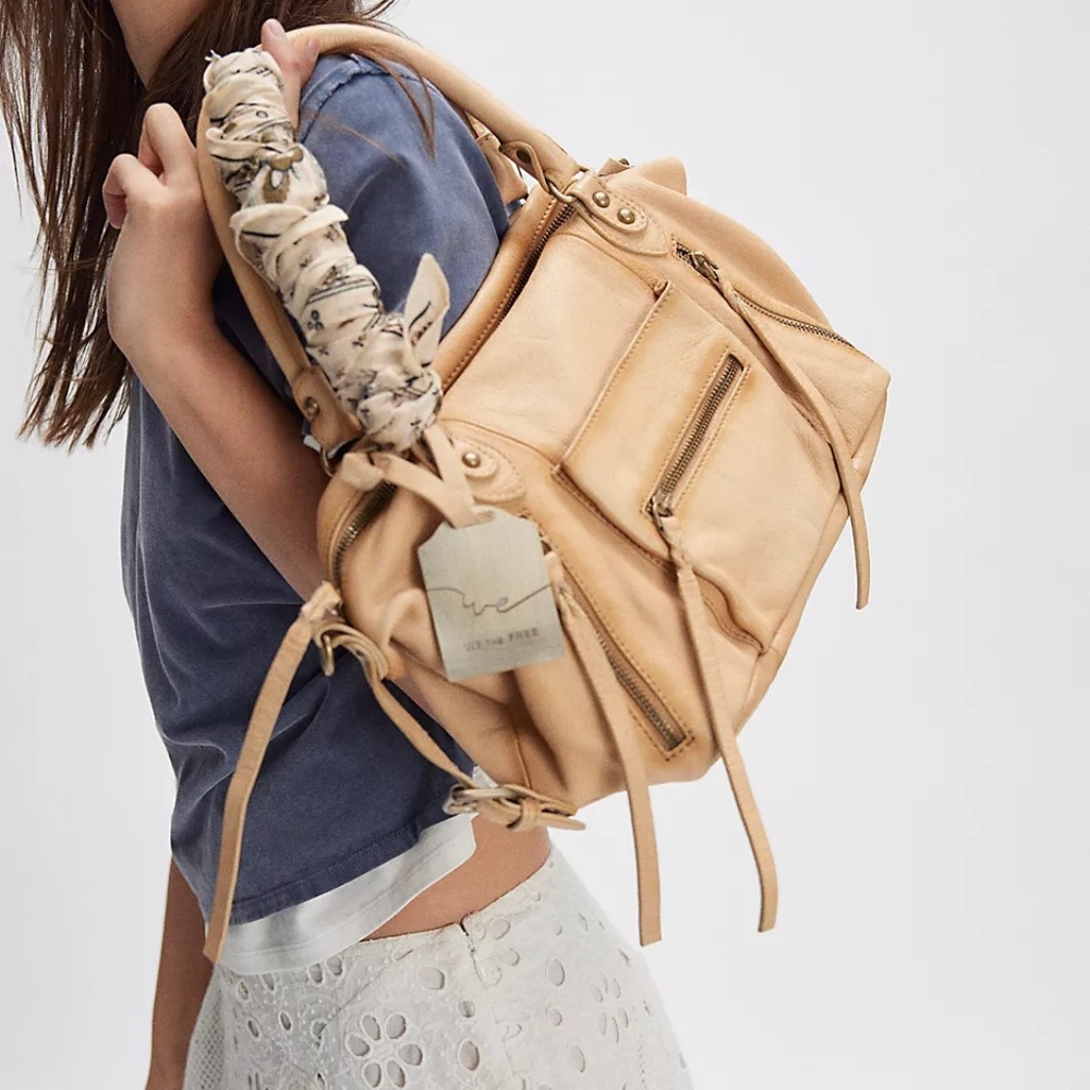 We the Free Baby Emerson Tote Bag in Italian Straw NWT